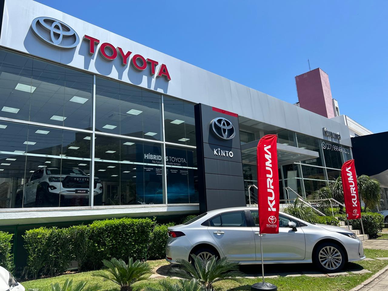 Fachada da concessionária Kurumá Toyota